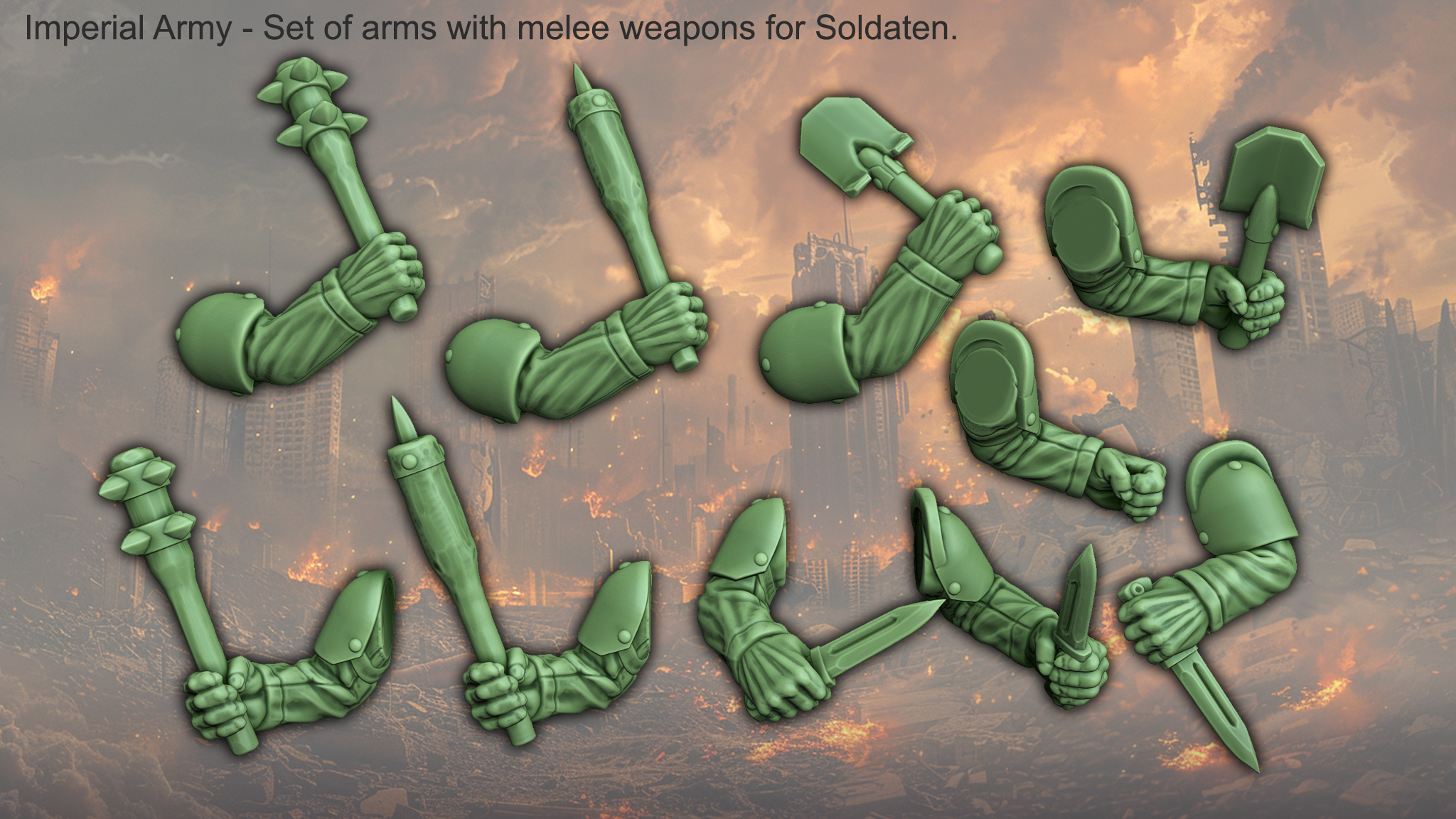 DKOM - Trench melee arms set